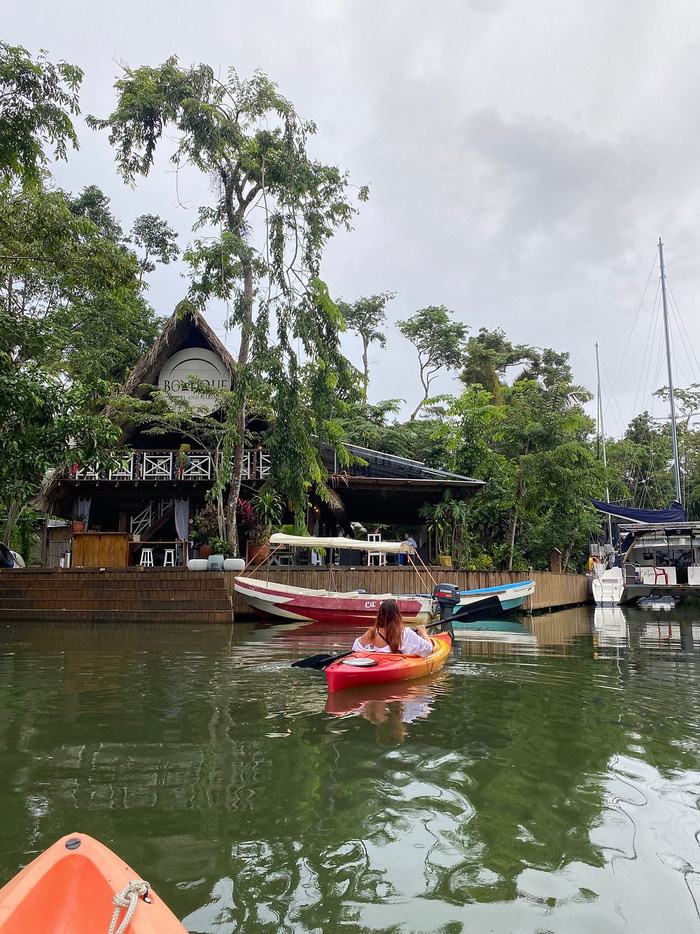 Kayaks at the dock